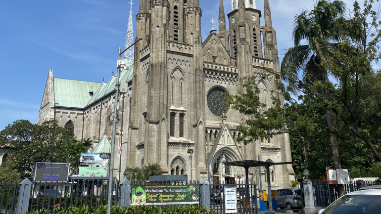 The Church of Our Lady of the Assumption - Cathedral of Jakarta, Indonesia.